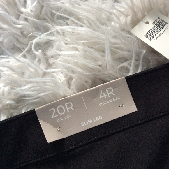 NWT Chico’s Tech Stretch Slim Ankle Pants - Picture 6 of 7